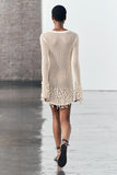 Flytonn- Pearl Fringe Knit Dress