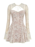 Flytonn- Alice Lace Mini Dress