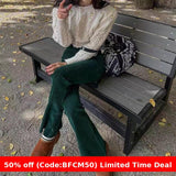 business casual outfits Autumn and Winter Retro Elastic High Waist Slim Micro Horn Corduroy Casual Trousers for Women