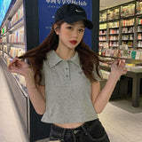 Flytonn-cute winter outfits casual winter outfits christmas outfit party look inspos Love Embroidery Collar Crop Tops