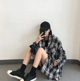 Flytonn-cute winter outfits casual winter outfits christmas outfit party look inspos 3 Colors Long Sleeve Plaid Blouse Shirt