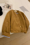 Flytonn-cute winter outfits casual winter outfits christmas outfit party look inspos Long Sleeve Suede Short Jacket