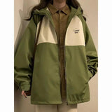 Flytonn-cute winter outfits casual winter outfits christmas outfit party look inspos Casual Hooded Zipper Track Jacket