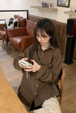 Flytonn-cute winter outfits casual winter outfits christmas outfit party look inspos Long Sleeve Simple Colors Blouse Shirt