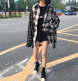 Flytonn-cute winter outfits casual winter outfits christmas outfit party look inspos 3 Colors Long Sleeve Plaid Blouse Shirt