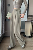 Flytonn-cute winter outfits casual winter outfits christmas outfit party look inspos High Waist Loose Drawstring Office Long Pants