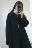 Flytonn-cute winter outfits casual winter outfits christmas outfit party look inspos Simple Turn Down Collar Long Woolen Coat