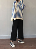 Flytonn-cute winter outfits casual winter outfits christmas outfit party look inspos Casual Wide Leg Ankle Length Loose Pants