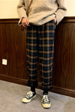 Flytonn-cute winter outfits casual winter outfits christmas outfit party look inspos Retro Plaid Colors Long Pants