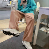 Flytonn-cute winter outfits casual winter outfits christmas outfit party look inspos Loose Wide Leg Corduroy Sweatpants