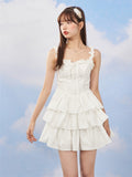 FLYTONN-spring summer dress Vacation photography outfits Priscilla Retro Princess Dress ~