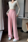 Flytonn-cute winter outfits casual winter outfits christmas outfit party look inspos High Waist Loose Drawstring Office Long Pants