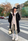 Flytonn-cute winter outfits casual winter outfits christmas outfit party look inspos Two Piece Hooded Style Wool Warm Jacket