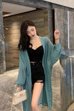 Flytonn-cute winter outfits casual winter outfits christmas outfit party look inspos Long Sleeve Colorful Chiffon Blouse Shirts