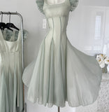 Flytonn-birthday dress pretty outfits Vintage-Inspired Pastel Green Summer Maxi Dress Graduation Gifts