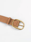 Flytonn-Matte Golden Buckle Belt