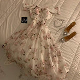 Flytonn-back to school outfits 18th Birthday A Line Off The Shoulder Pink Floral Homecoming Dresses Party Dress C3133