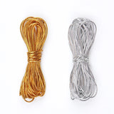 Flytonn Dreadlock Braids Hair Accessories Silver Gold Braiding Hair Deco Styling Shimmer Stretchable African Braid Braided Elastic Cord