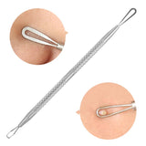 Flytonn- Stainless Steel Acne Removal Needles Pimple Blackhead Remover Tools Spoons Face Skin Care Tools Needles Facial Pore Cleaner