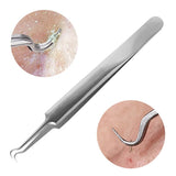 Flytonn- Stainless Steel Acne Removal Needles Pimple Blackhead Remover Tools Spoons Face Skin Care Tools Needles Facial Pore Cleaner