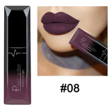 Flytonn- Matte Liquid Lipstick Waterproof Long Lasting Lip Gloss Tint Sexy Red Nude Purple Metallic Lipsticks Makeup Cosmetics