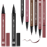 Flytonn- Waterproof  Fast Dry Smooth Eyeliner Pencils 5 Colors Eyes Brown Black Red Color Pigments Liquid Eye Liner Pen Make Up Tools