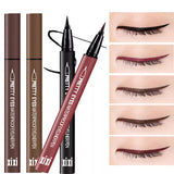 Flytonn- Waterproof  Fast Dry Smooth Eyeliner Pencils 5 Colors Eyes Brown Black Red Color Pigments Liquid Eye Liner Pen Make Up Tools