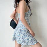 FLYTONN-spring summer dress Vacation photography outfits Posie Bluebell Mini Dress