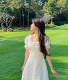 FLYTONN-spring summer dress Vacation photography outfits Princess Morning Tea Dress ~