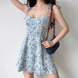 FLYTONN-spring summer dress Vacation photography outfits Posie Bluebell Mini Dress