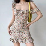 FLYTONN-spring summer dress Vacation photography outfits Love Language Ruffle Dress