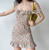 FLYTONN-spring summer dress Vacation photography outfits Love Language Ruffle Dress