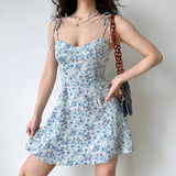 FLYTONN-spring summer dress Vacation photography outfits Posie Bluebell Mini Dress