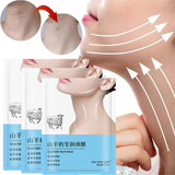 Flytonn- Goat Milk Neck Mask Collagen Firming Anti-Wrinkle Whitening Anti-aging Mask Beauty Moisturizing Lift Firming Neck Skin Care 1PCS