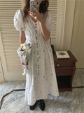 New Summer Women'S Dress 2021 Floral Print Dress Long Evening Female Vintage Maxi Party Beach Women Dresses Casual Light Prom