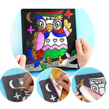 FLYTONN-DIY Cartoon Magical Transfer Painting Crafts for Kids Arts and Crafts Toys Children Creative Educational Learning Drawing Toys