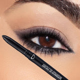 Flytonn-Waterproof Eyeliner Pen Smooth Matte Black Brown Gel Eye Liner Pen Quick-drying Long Lasting Pencil Not Blooming Eye Makeup