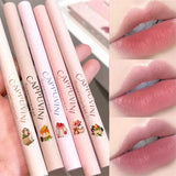 Flytonn- Matte Contour Lip Liner 5 colors Waterproof Lasting Plump Velvet Lipstick Natural Outline Lips Line Pen Lips Makeup Cosmetics