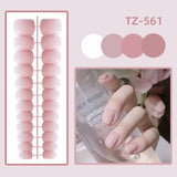 Flytonn- Short Square Head False Nails Press On Nails Top Forms For Nails Coffin Nail Tips Manicure Reusable False Nails Without Box