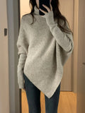 Flytonn-100% cashmere turtleneck sweater women Autumn Winter 2024 new explosive  inside to wear a sweater jumper outside the top