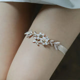 Flytonn-Bride Garter Sexy Pearl Leg Ring Thigh Ring Wedding Accessories Manufacturers Wholesale