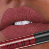 Flytonn- 16 Colors Matte Lip Gloss Waterproof Lasting Velvet Nude Red Non Sticky Cup Sexy Liquid Lipstick Cream Lips Makeup Cosmetics