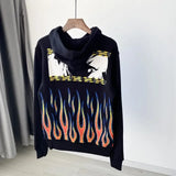 Flytonn-Best Seller Hip Hop Embroidery Anime Print Hoodie Fashion Pullover Harajuku Sweatshirt Hoodie Gothic Korean Y2k Streetwear Women