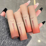 Flytonn- 6 Colors Matte Lip Gloss Waterproof Easy To Wear Velvet Rose Red Brown Lip Mud Nude Lasting Liquid Lipstick Lips Makeup Cosmetic