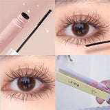 FLYTONN-Ultra-fine Small Brush Head Mascara Lengthening Black 3D Lash Eyelash Extension Eye Lashes Long-wearing Black Color Mascara Tool