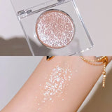 Flytonn Gorgeous Glitter Eyeshadow Earth Tones Long Lasting Waterproof Eyeshadow Pearlescent Glitter Shimmer Eye Shadow Makeup Cosmetics