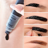 Flytonn-Tearing Eyebrow Cream Semi-Permanent Dye Eyebrow Makeup Tattoo Tint Long Lasting Waterproof  Peel Off Eyebrow Gel Cream Cosmetic