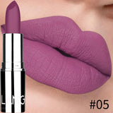 Flytonn- 8 Colors Matte Lipstick Waterproof Long Lasting Velvet Sexy Non Sticky Cup Moisturizing Red Lipstick Women Lips Makeup Cosmetic