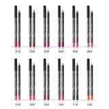 FLYTONN-12Pcs/Set Waterproof Pencil Lipstick Set Pen Matte Lip Liner Long Lasting Makeup Pens Easy to Wear Non-stick Cup Cosmetics Kits