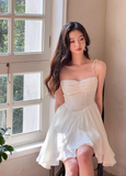 FLYTONN-spring summer dress Vacation photography outfits Delicate Romance Pleated Dress ~